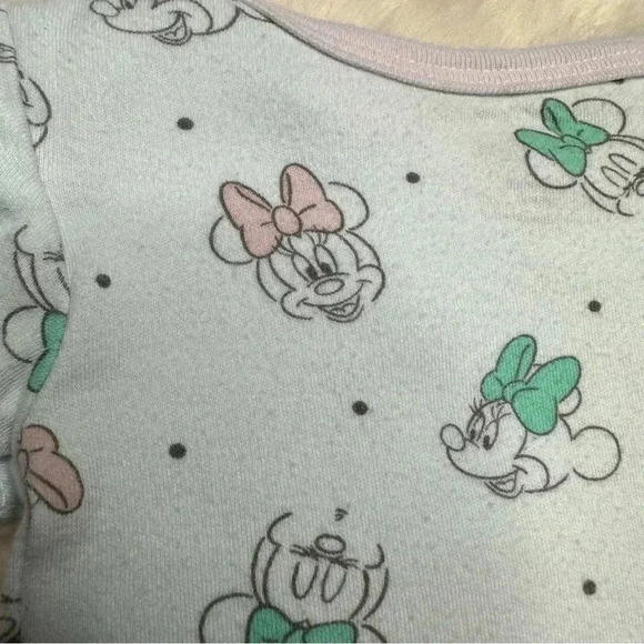 Disney Baby Onesie White  / Pink Minnie Mouse Size Newborn - Picture 15 of 16